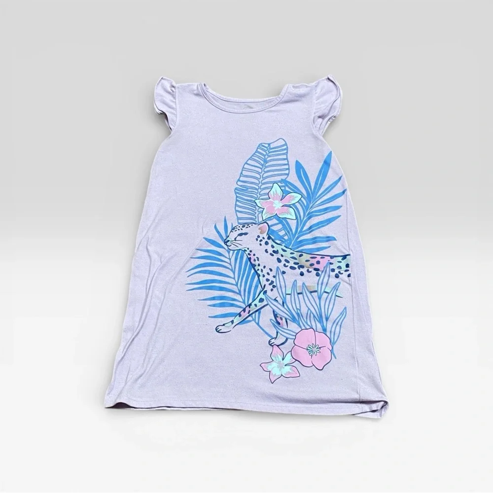 Wonder Nation Purple Kids Pajama Nightgown
